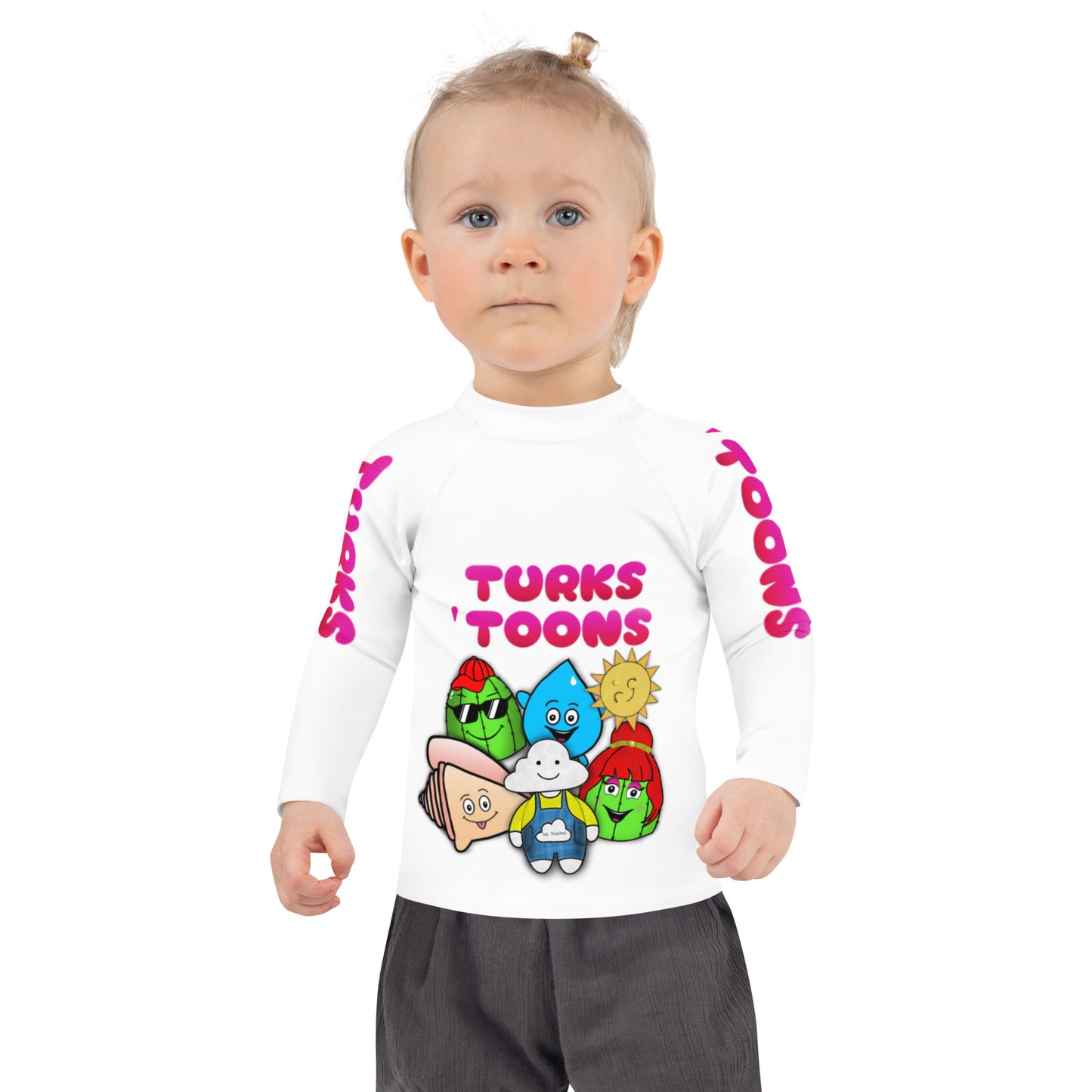 Turks Toons Kids Rash Guard