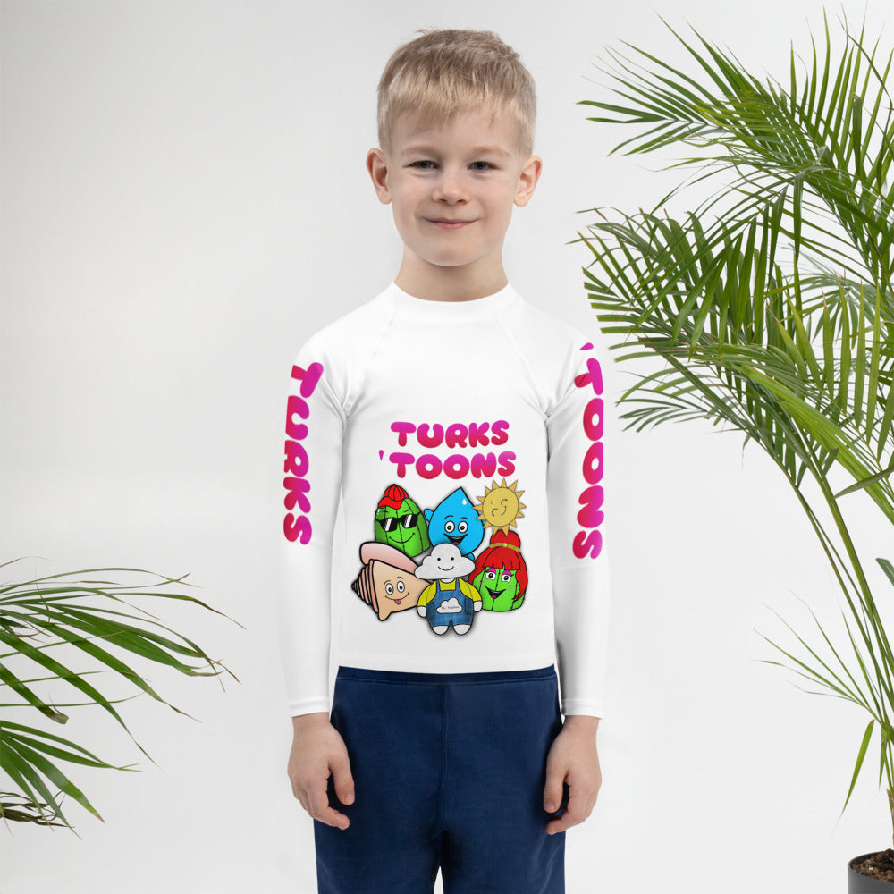 Turks Toons Kids Rash Guard