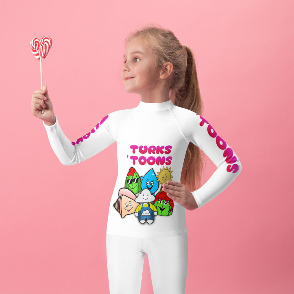 Turks Toons Kids Rash Guard