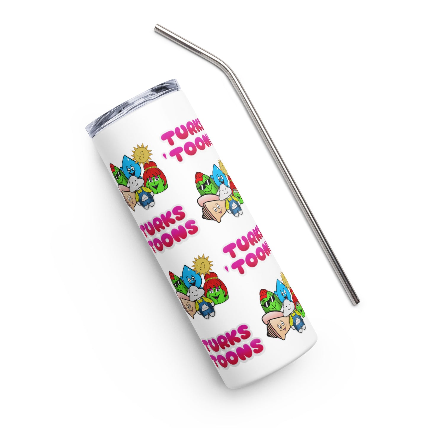 Turks Toons Stainless steel tumbler