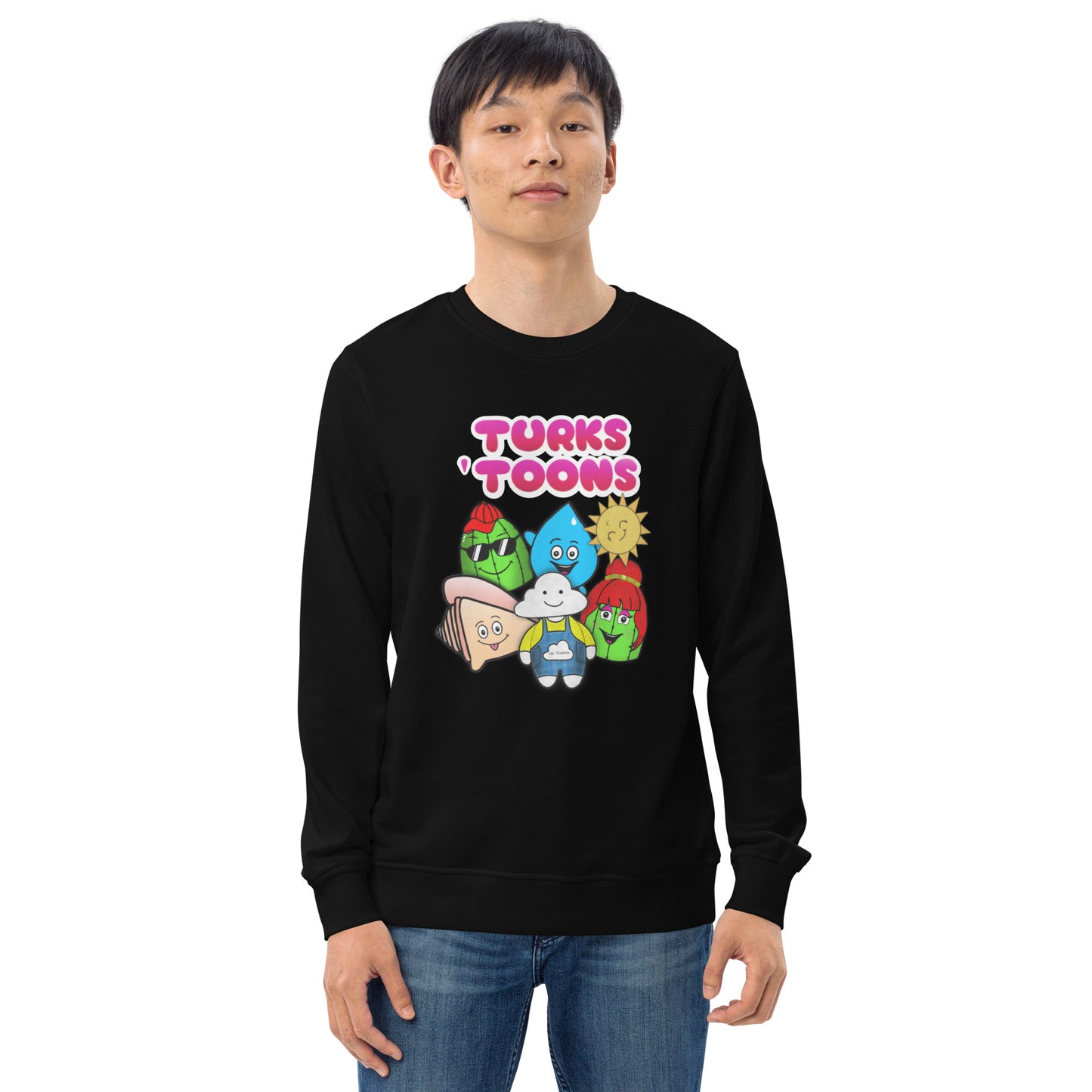 Turks Toons Unisex organic sweatshirt (Men & Women)