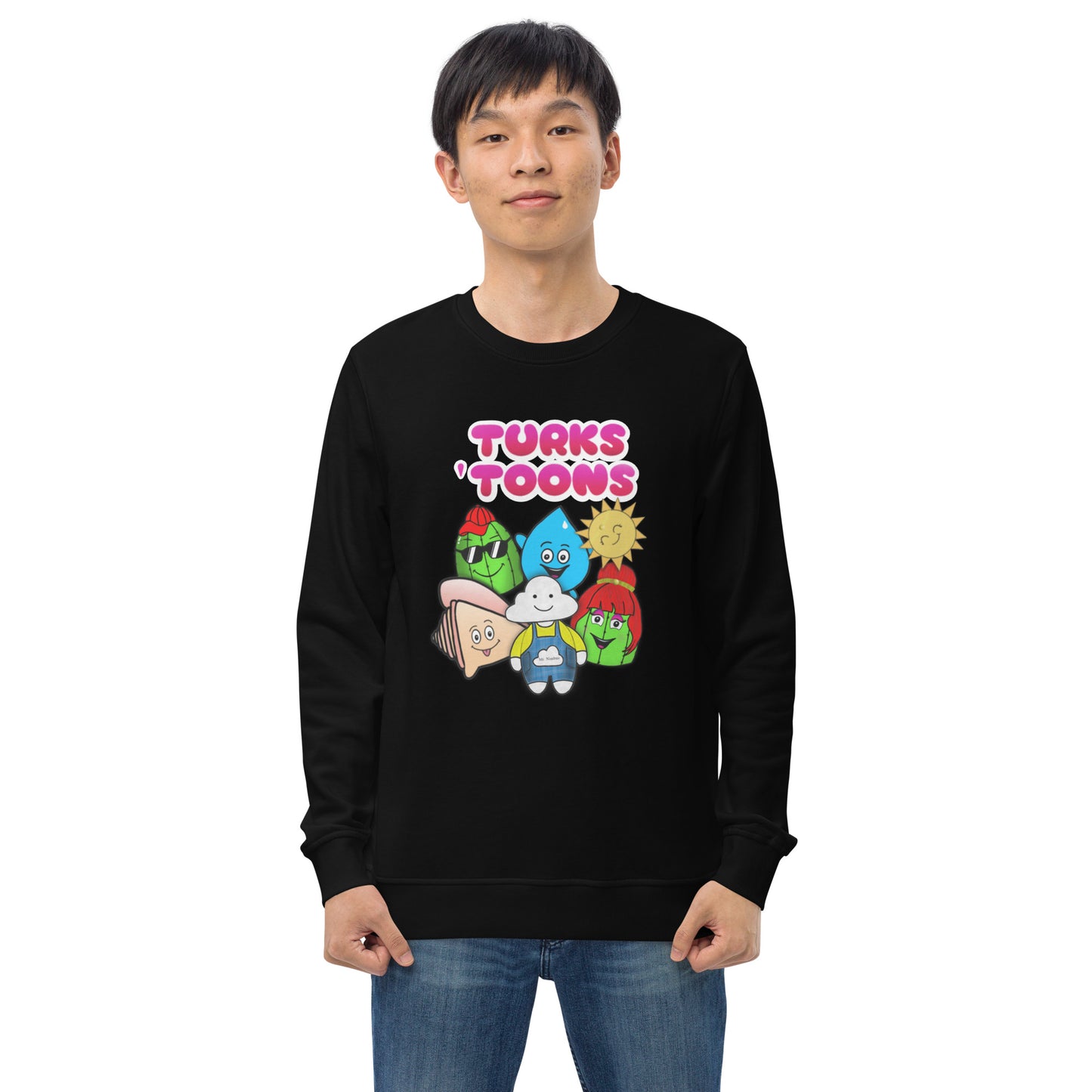 Turks Toons Unisex organic sweatshirt (Men & Women)