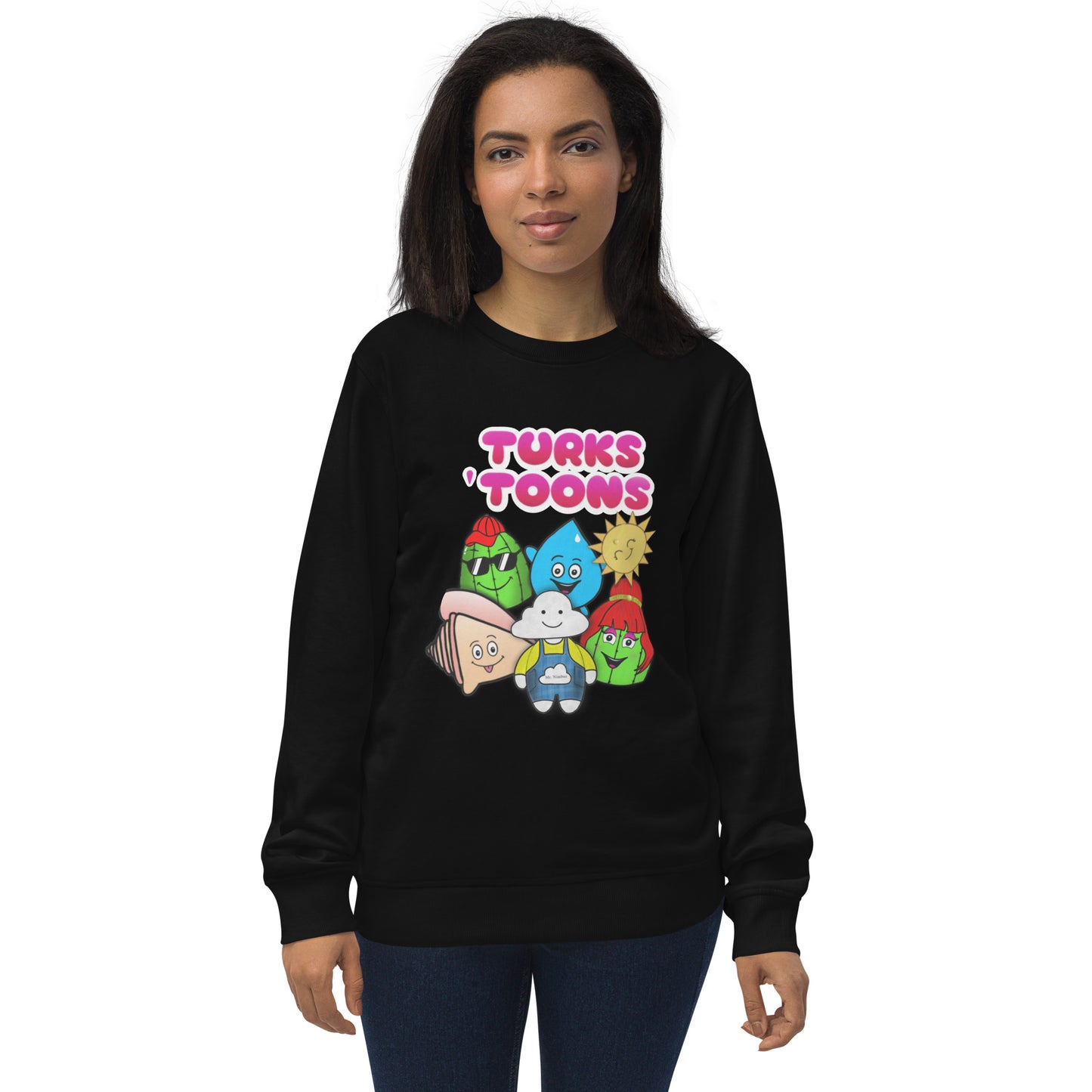 Turks Toons Unisex organic sweatshirt (Men & Women)