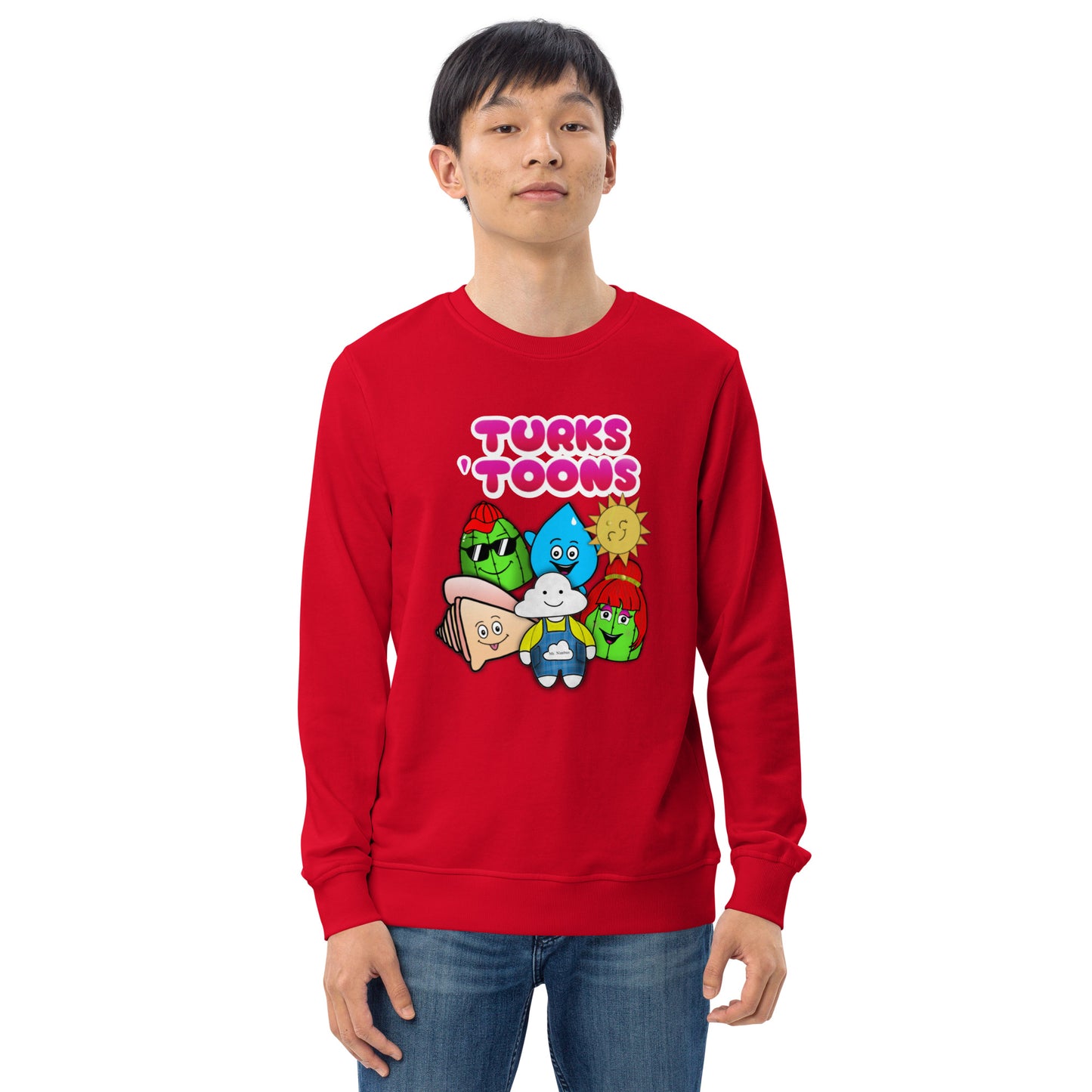 Turks Toons Unisex organic sweatshirt (Men & Women)