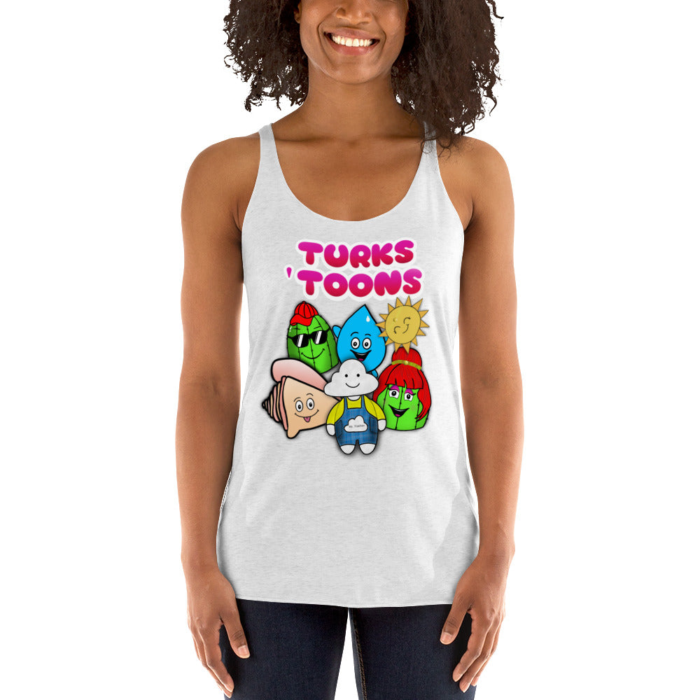 Turks Toons Women's Racerback Tank