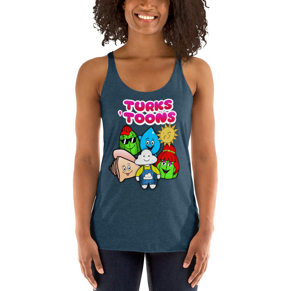 Turks Toons Women's Racerback Tank