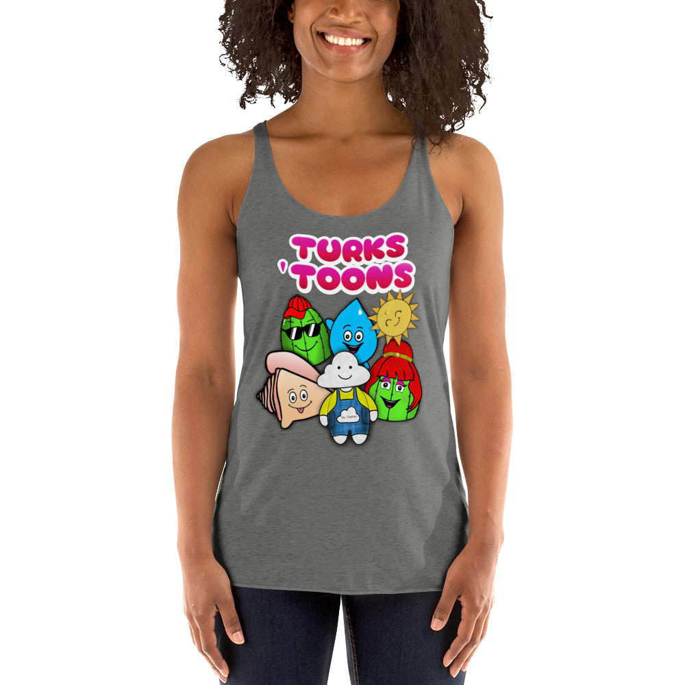 Turks Toons Women's Racerback Tank