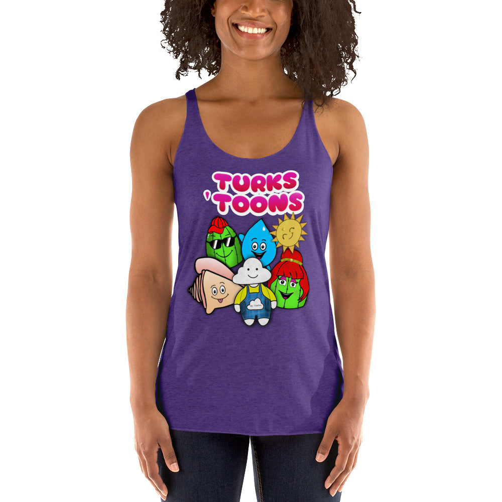 Turks Toons Women's Racerback Tank